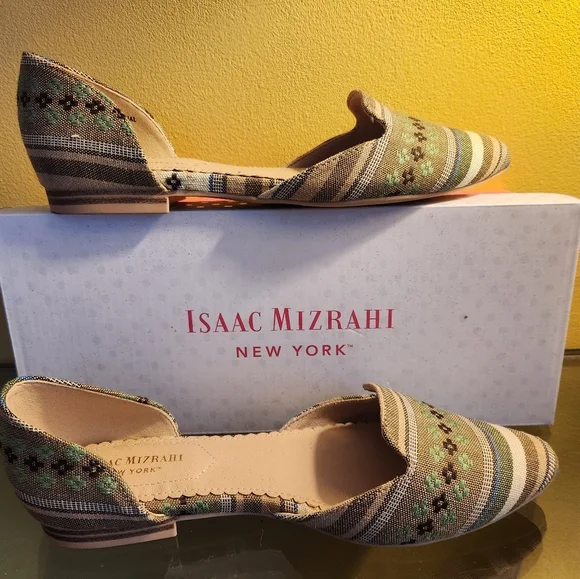 NIB Issac Mizrahi Slide-on Shoes, Size 7 - Picture 2 of 7